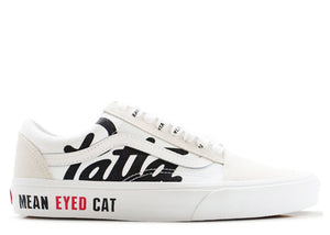 Vans Old Skool Patta Mean Eyed Cat (White)