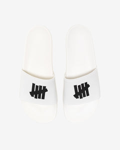 Undefeated 5 Strike Slide (White)